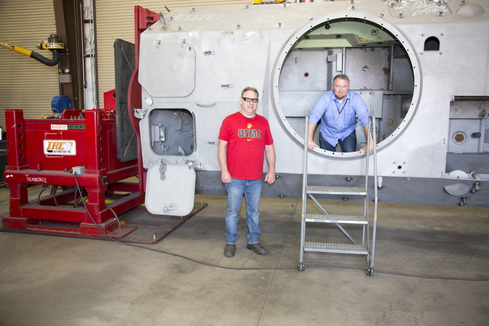 Trunnions and zero gravity help welders at PPB