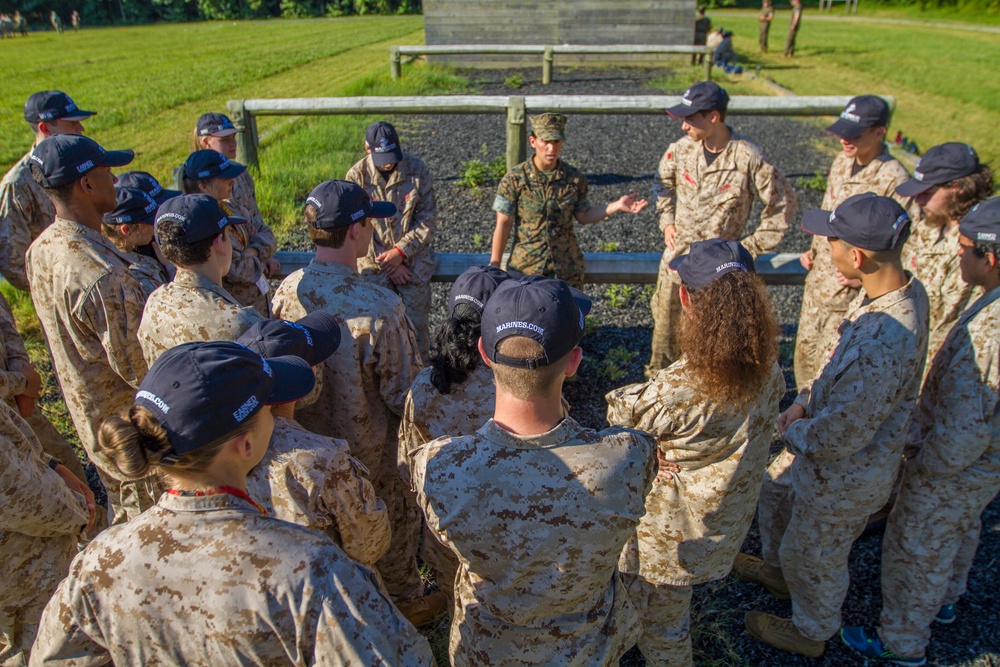 SLCDA students tested during leadership reaction course