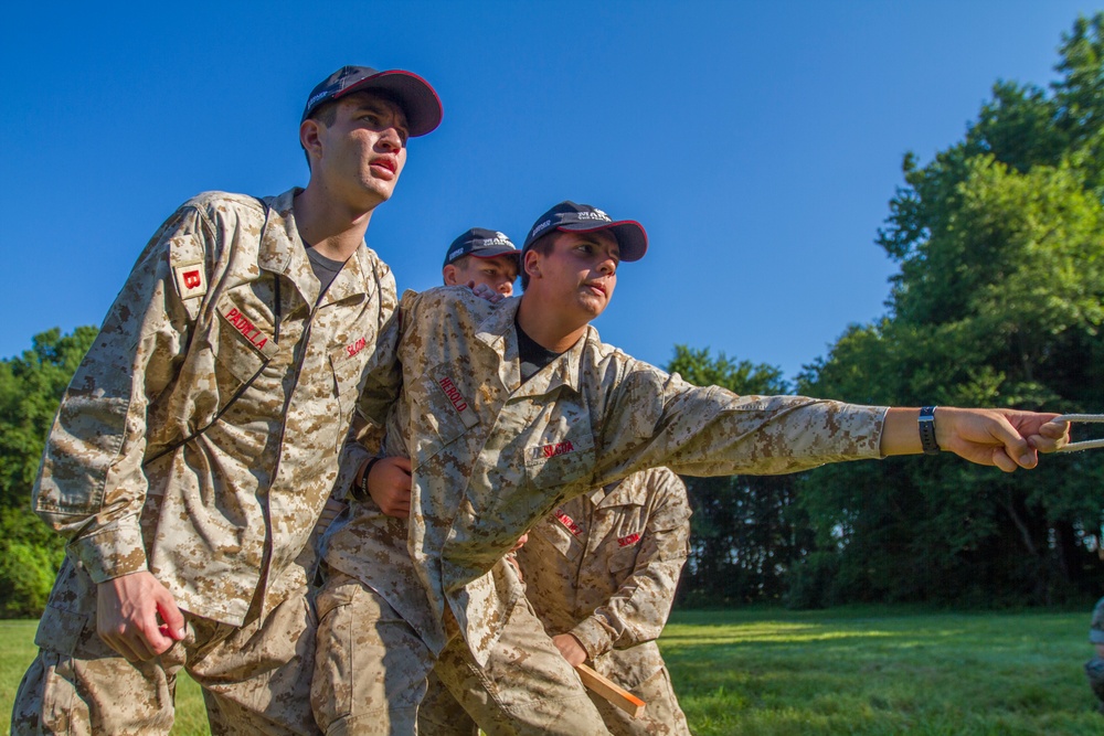 SLCDA students tested during leadership reaction course