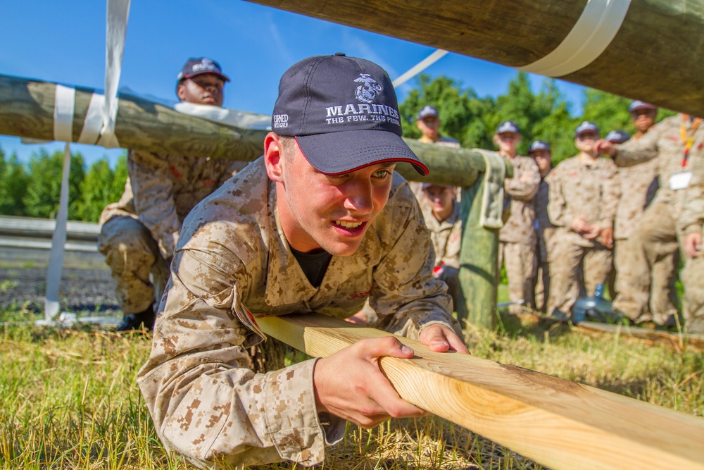 SLCDA students tested during leadership reaction course