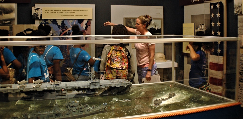 Museum hosts tour for middle school students