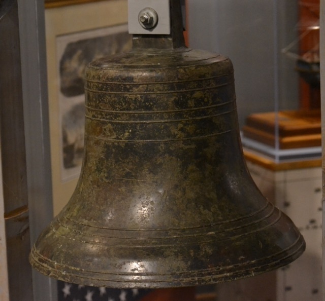 Ship's bell from the USS Cumberland