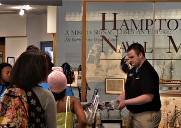 Middle School Campers with Leaders of Tomorrow Program visit museum