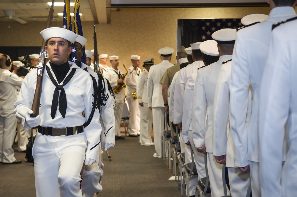 Navy Recruiting Region East Commander Retires Following Changes of Command