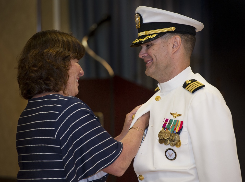 Navy Recruiting Region East Commander Retires Following Changes of Command