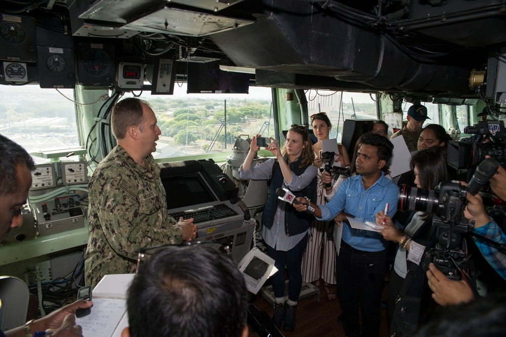 Media Tour Aboard USS Bonhomme Richard (LHD 6)