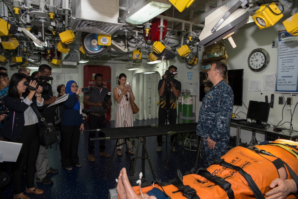 Media Tour Aboard USS Bonhomme Richard (LHD 6)