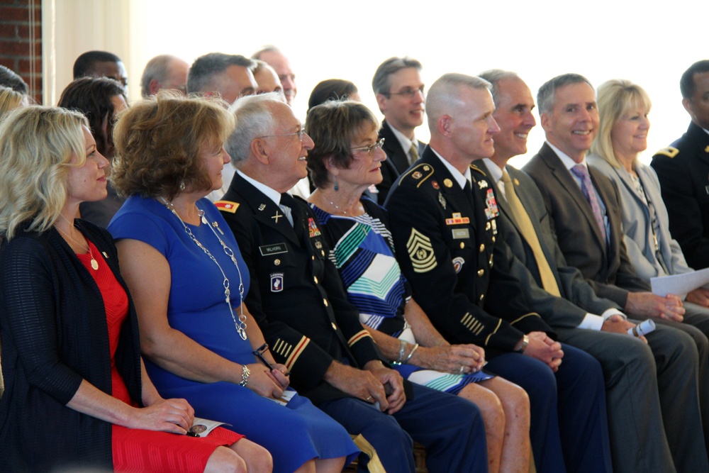 Milhorn family, VIPs attend change-of-command