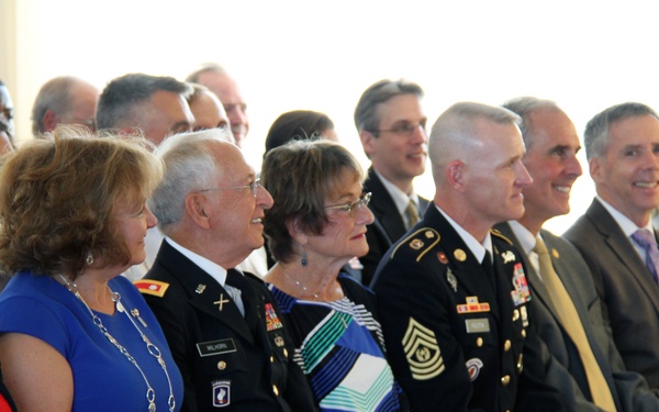 Milhorn family, VIPs attend change-of-command