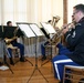 West Point Band musicians perform at change-of-command