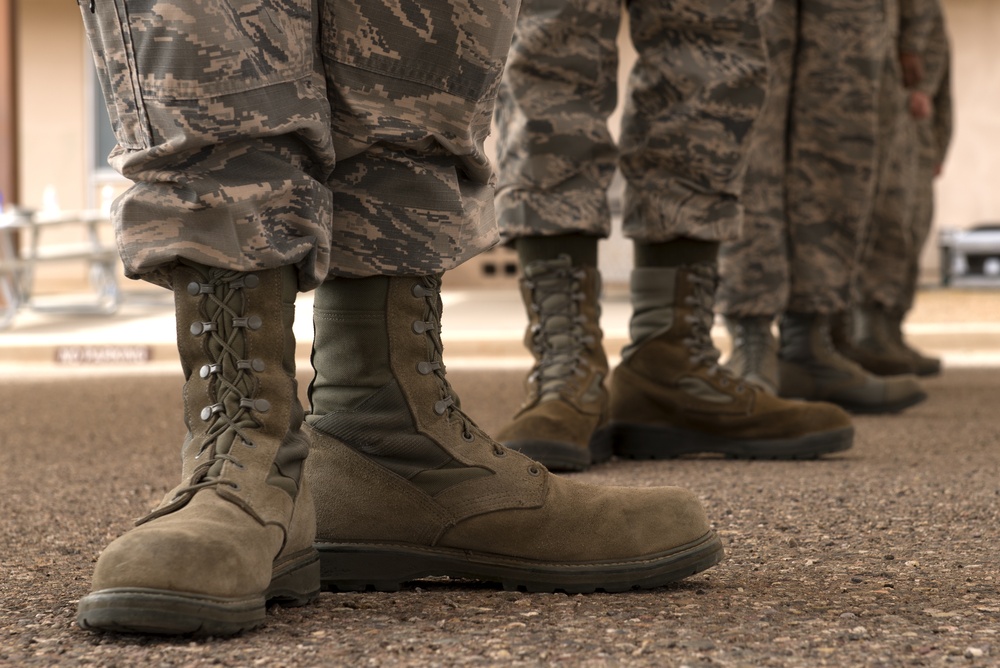Air Force Honor Guard Training Day 1