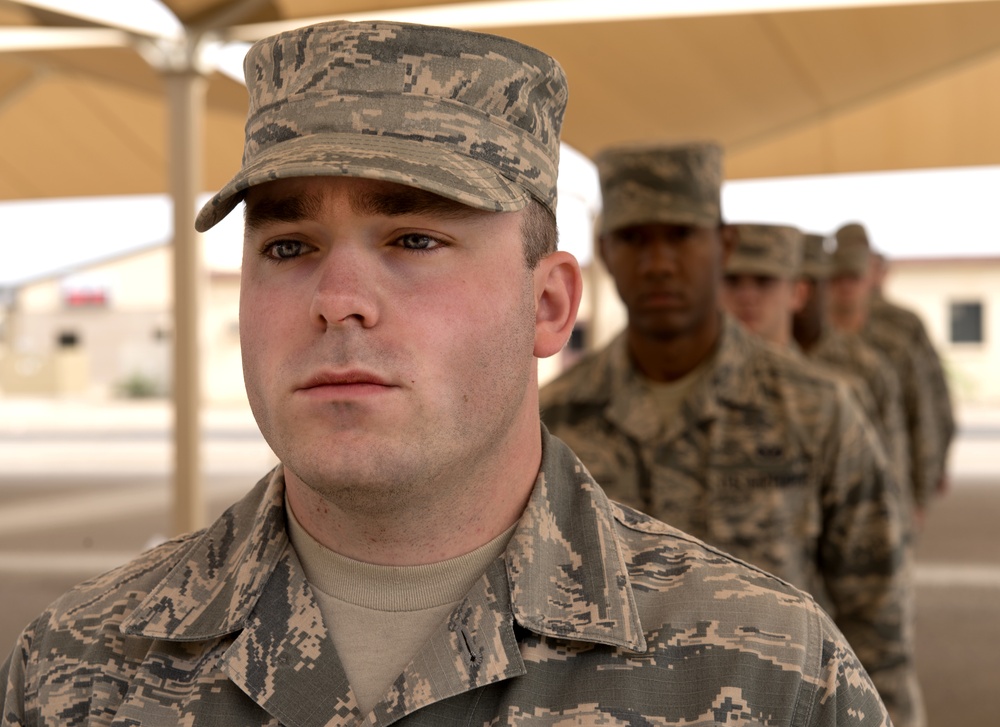 Air Force Honor Guard Training Day 1