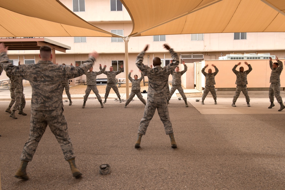 Air Force Honor Guard Training Day 1