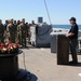 U.S. Navy commemorates the 100th anniversary of the sinking of the USS San Diego (ACR 6) with a wreath laying ceremony.