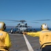 USS Harpers Ferry conducts flight operations