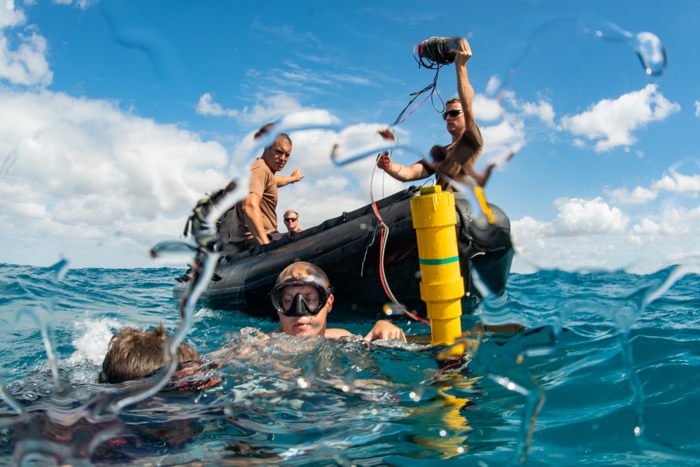 UCT-2 conduct underwater demolition