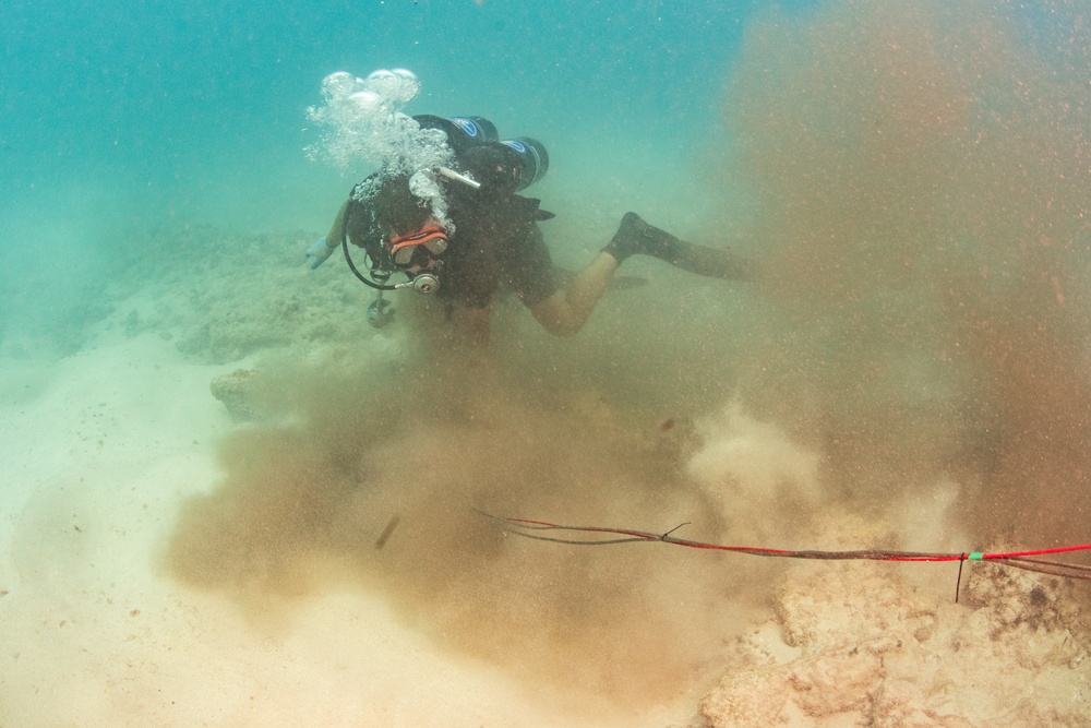 UCT-2 conduct underwater demolition