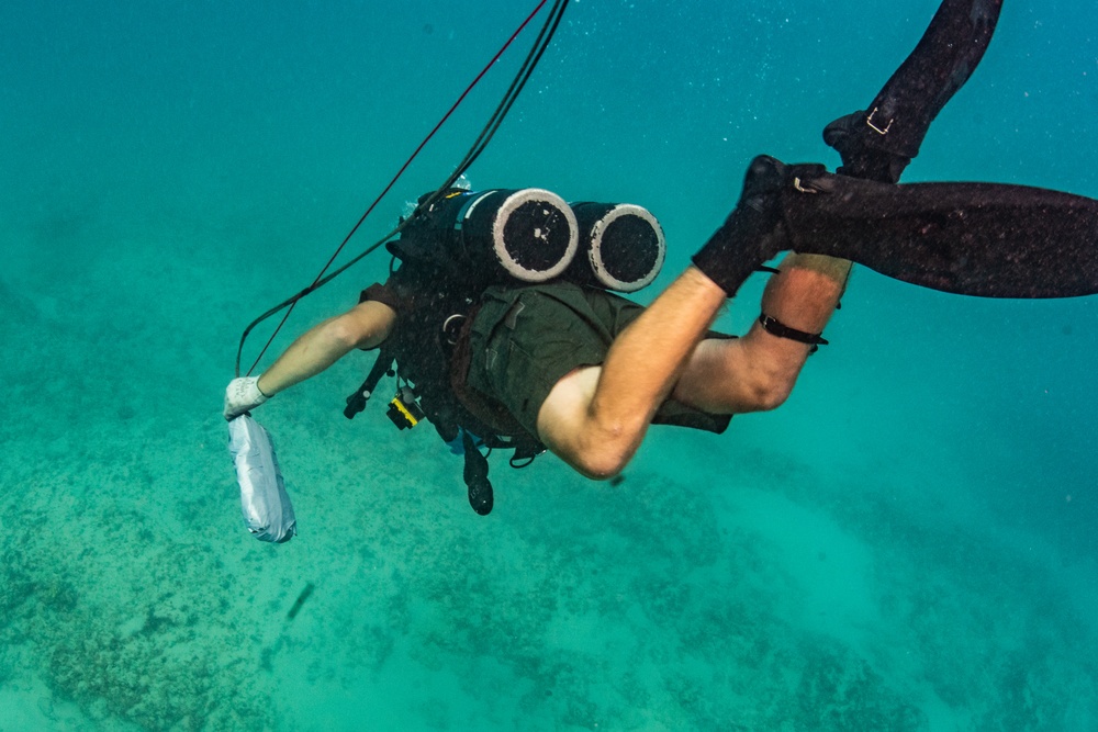 UCT-2 conduct underwater demolition