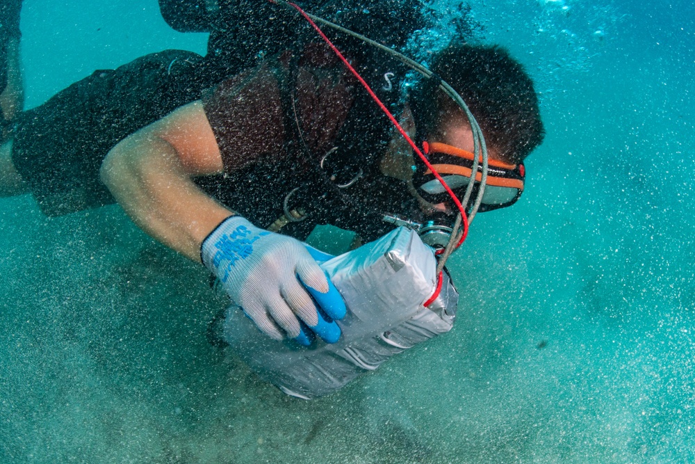 UCT-2 conduct underwater demolition