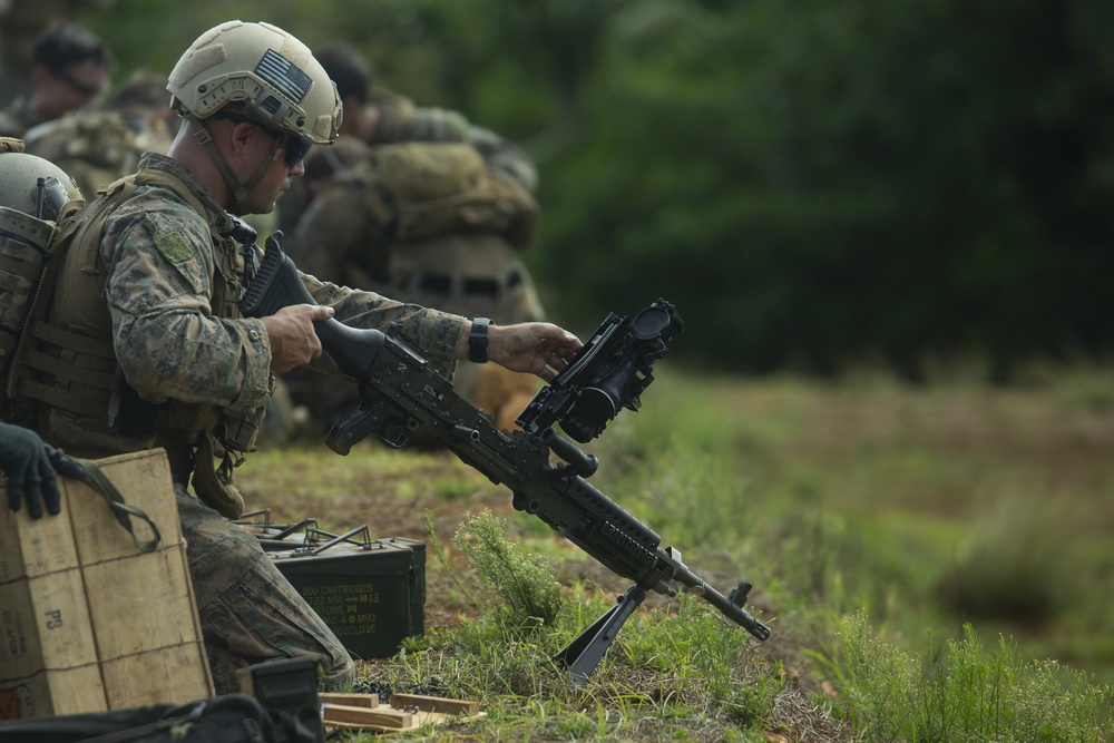 The 31st MEU’s Force Reconnaissance Platoon goes down range