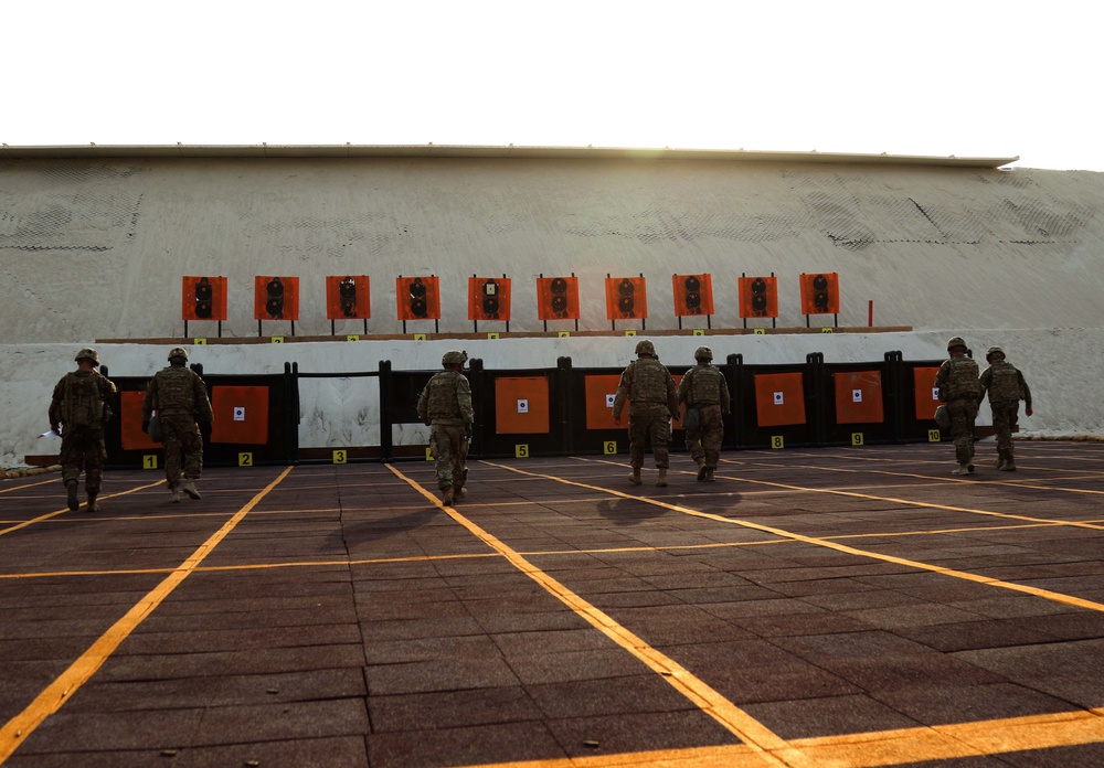 Task Force Spartan Soldiers increase mission readiness during M4 qualification