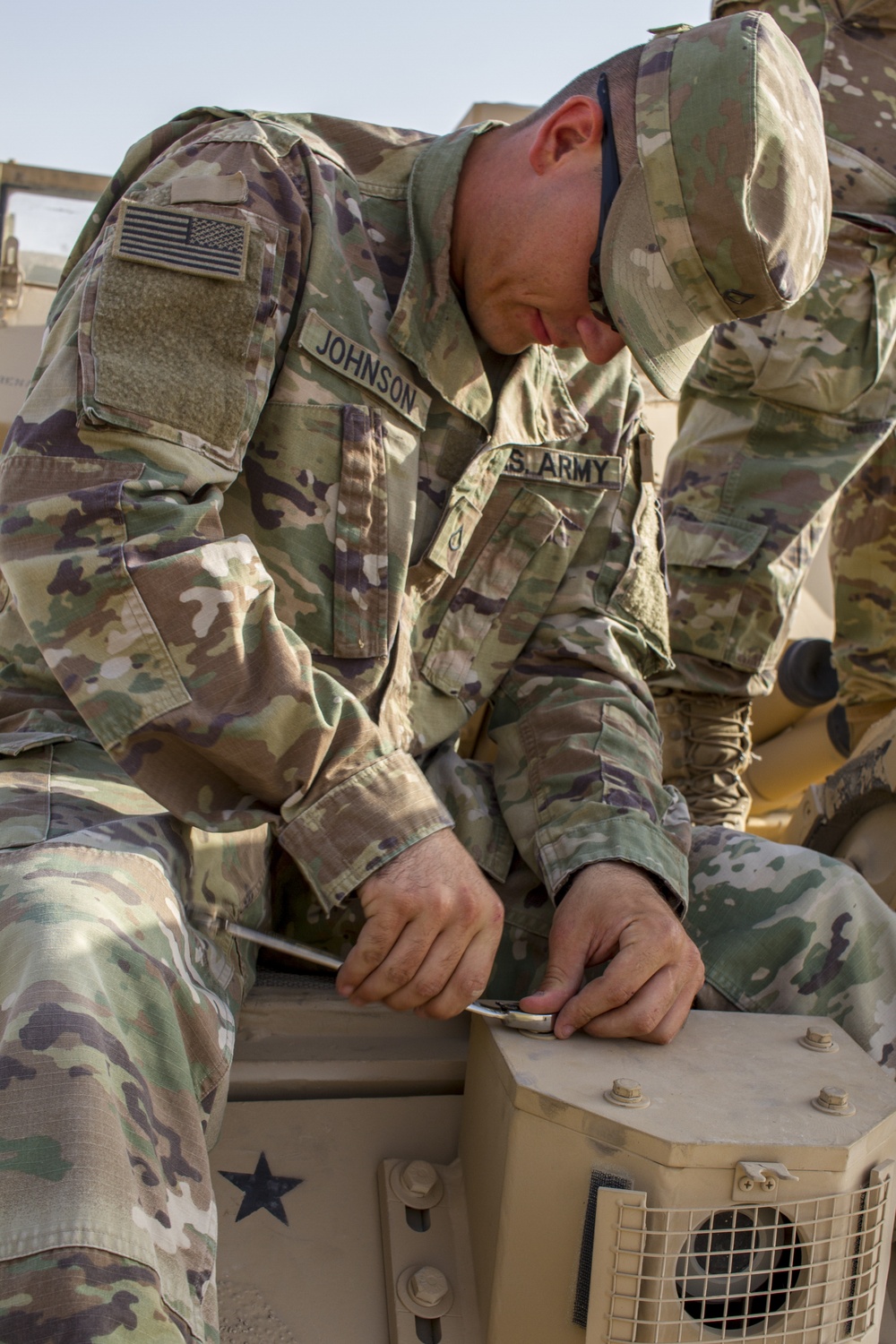 Maintenance at Camp Buehring