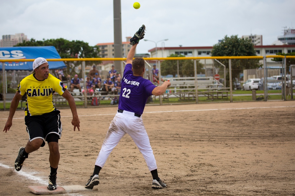 DVIDS Images Service members compete in Firecracker Softball