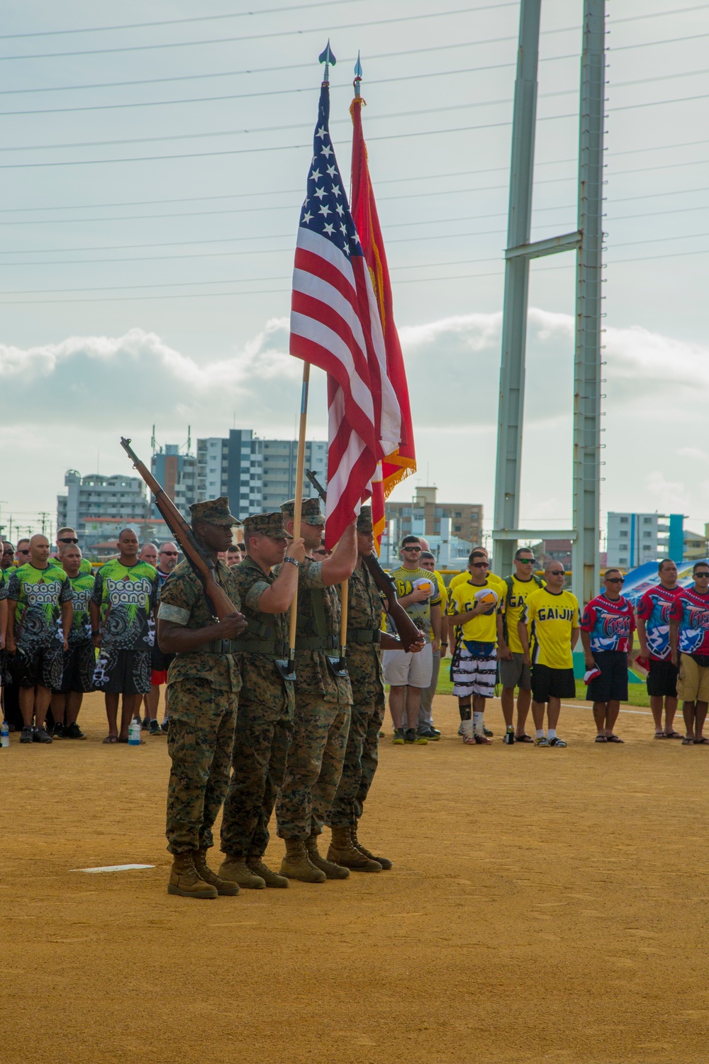 Service members compete in Firecracker Softball Tournament