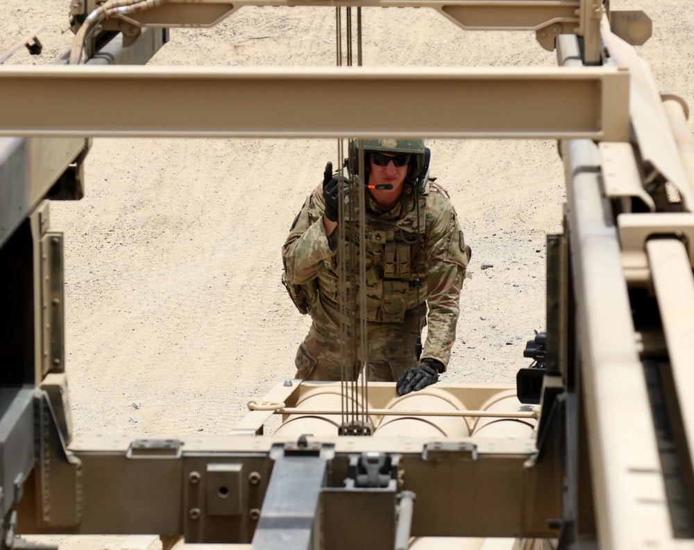 Task Force Spartan Spotlight: Staff Sgt. Brian Lang, HIMARS crew chief