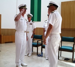 U.S. Naval Hospital Naples Welcomes New Commanding Officer