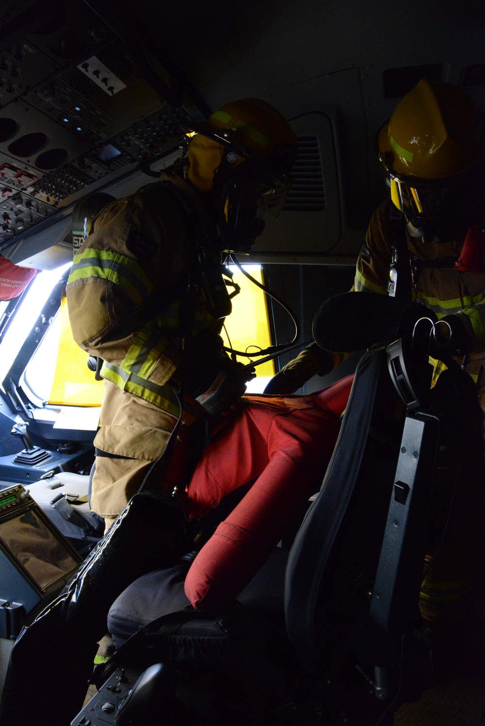 Chievres Fire Fighters 424th Squadron Turkish Airbus A400M exercise