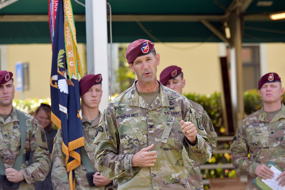 1st Battalion, 503rd Infantry Regiment, 173rd Airborne Brigade Award Ceremony