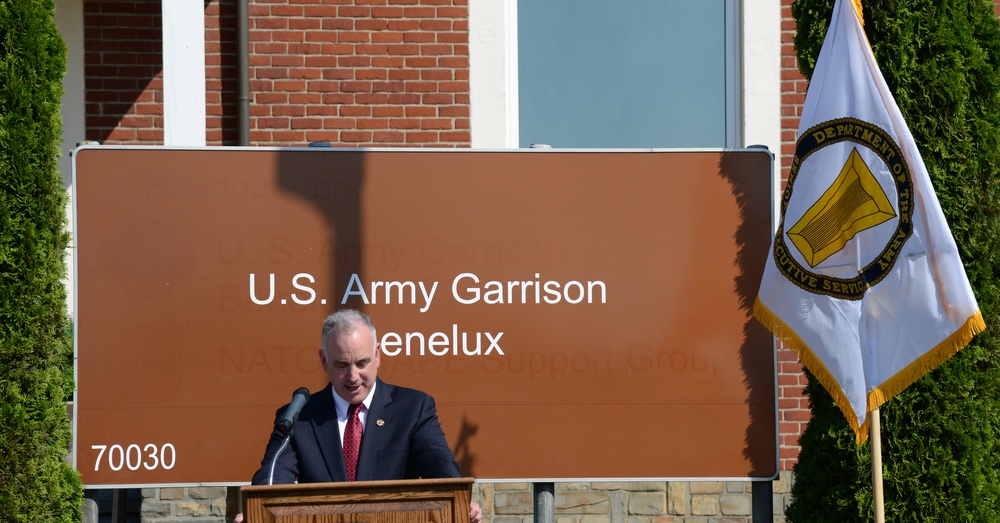 U.S. Army Garrison Benelux Change of Command