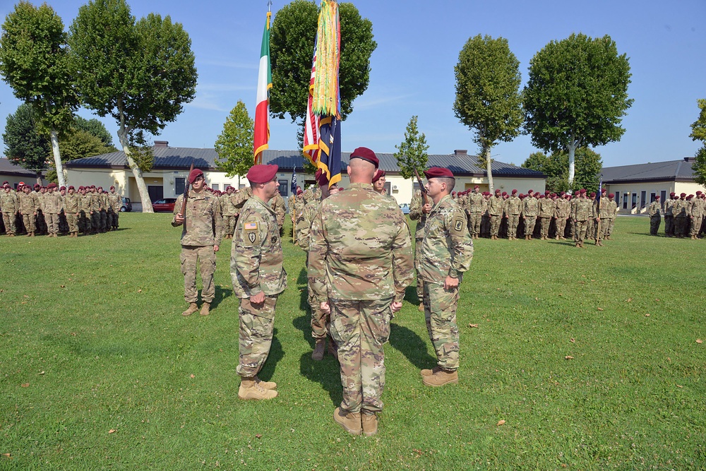 1st Battalion, 503rd Infantry Regiment, 173rd Airborne Brigade Change of Responsibility Ceremony