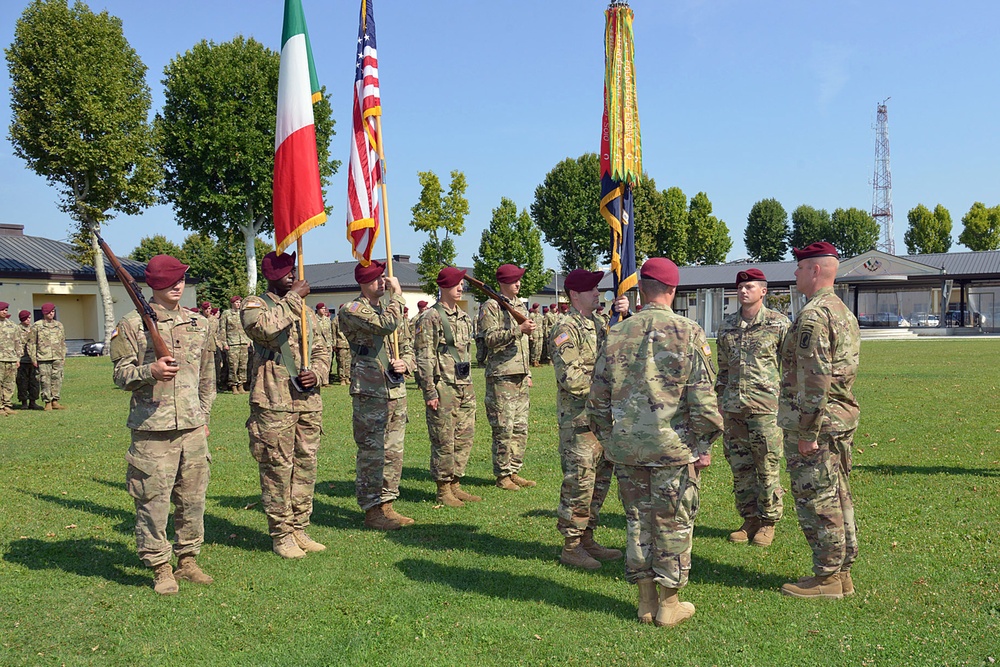 1st Battalion, 503rd Infantry Regiment, 173rd Airborne Brigade Change of Responsibility Ceremony