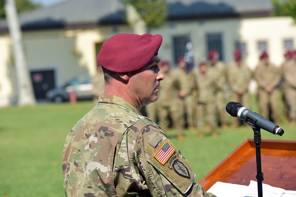 1st Battalion, 503rd Infantry Regiment, 173rd Airborne Brigade Change of Responsibility Ceremony