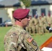 1st Battalion, 503rd Infantry Regiment, 173rd Airborne Brigade Change of Responsibility Ceremony