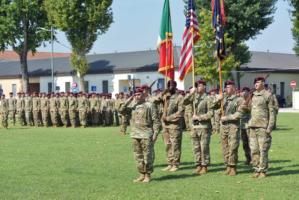 1st Battalion, 503rd Infantry Regiment, 173rd Airborne Brigade Change of Responsibility Ceremony