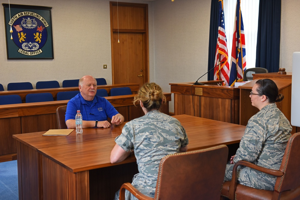 SECAF Spouse visit RAF Mildenhall
