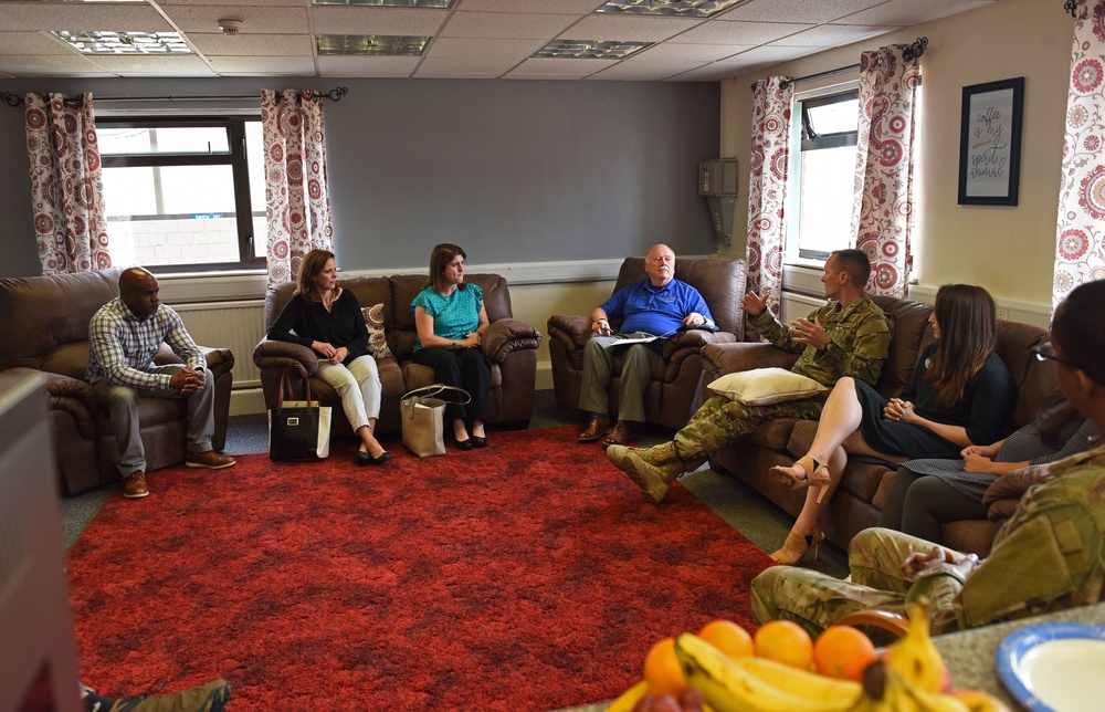 SECAF Spouse visit RAF Mildenhall