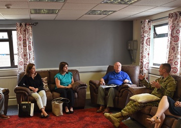 SECAF Spouse visit RAF Mildenhall