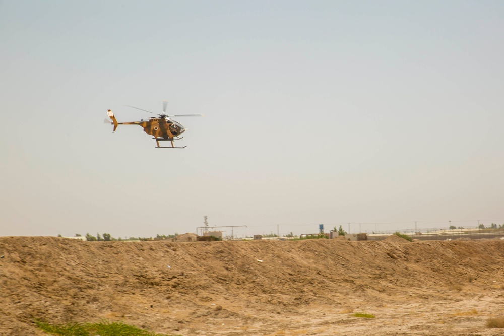 AAF MD 530 pilots supported ground troops during live-fire exercise AAF MD 530 pilots supported ground troops during live-fire exercise