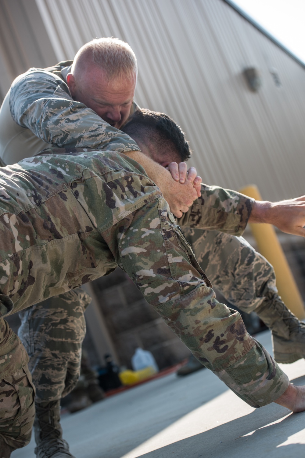 Security forces complete defensive tactics training