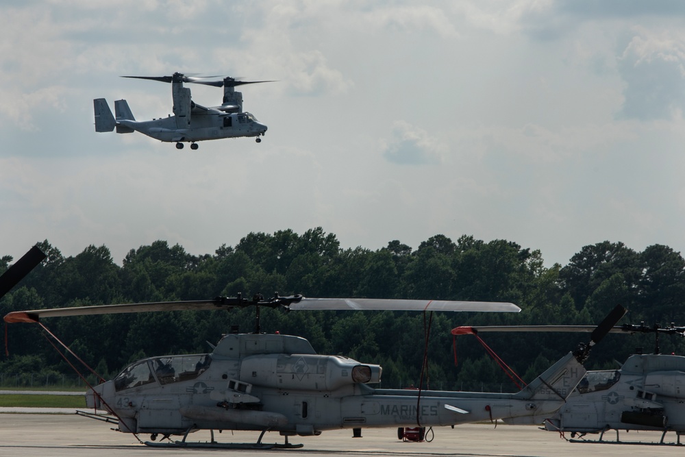 Getting up after two years: Marines and contractors restore down MV-22 Osprey to flight