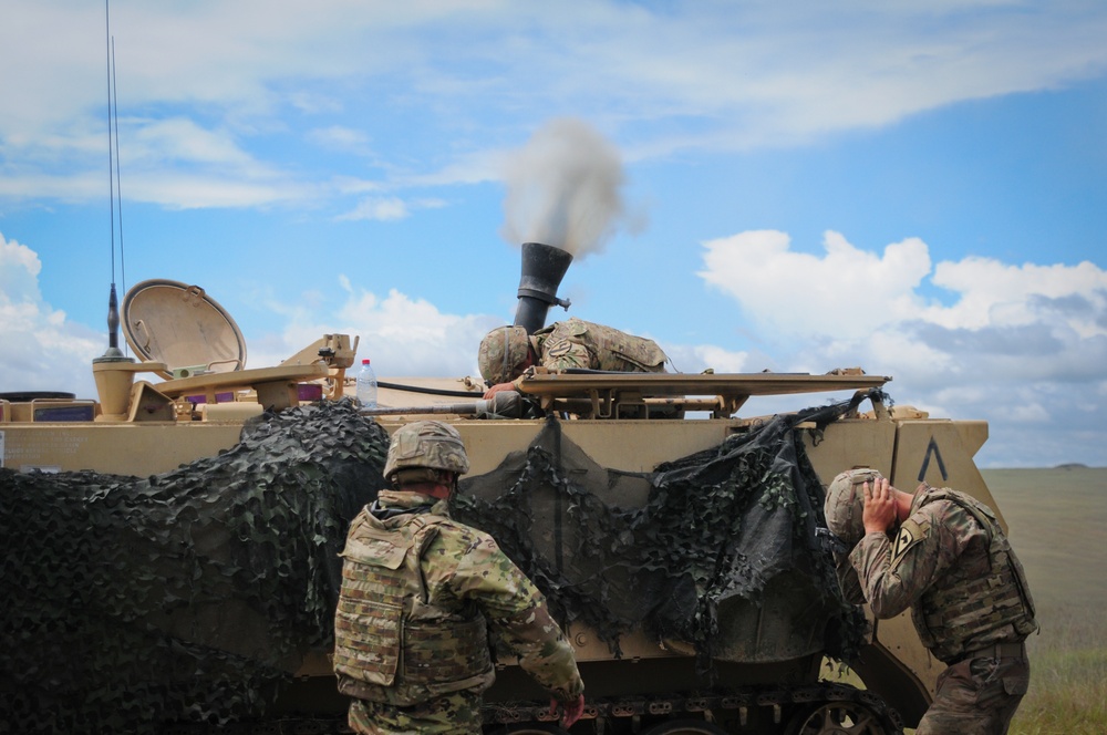 Soldiers Conduct Mortar Live Fire Training