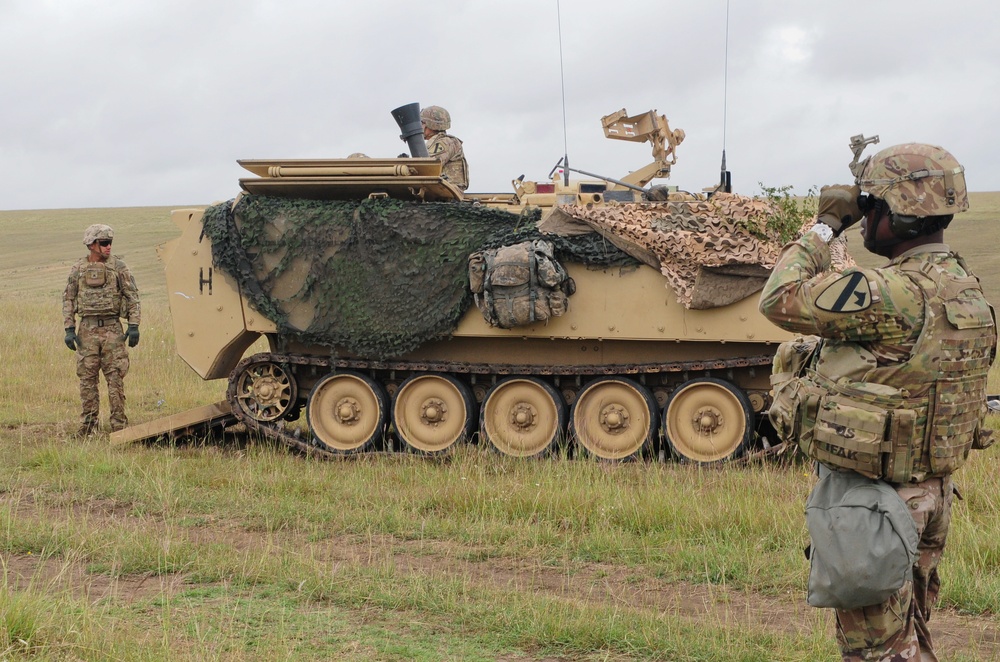 Soldiers Conduct Mortar Live Fire Training