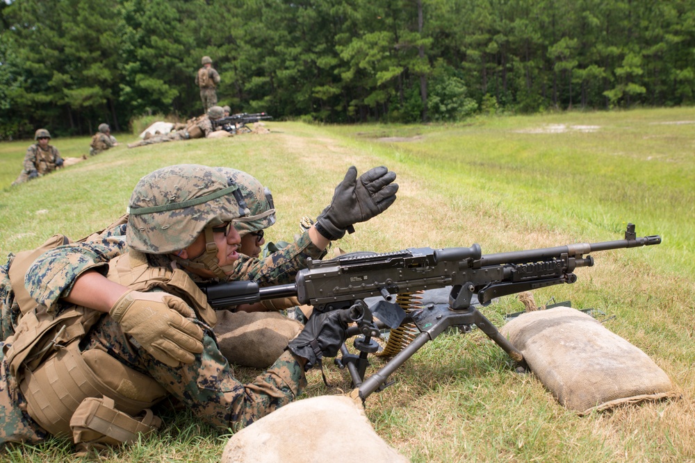 II MEF Support Battalion live-fire range