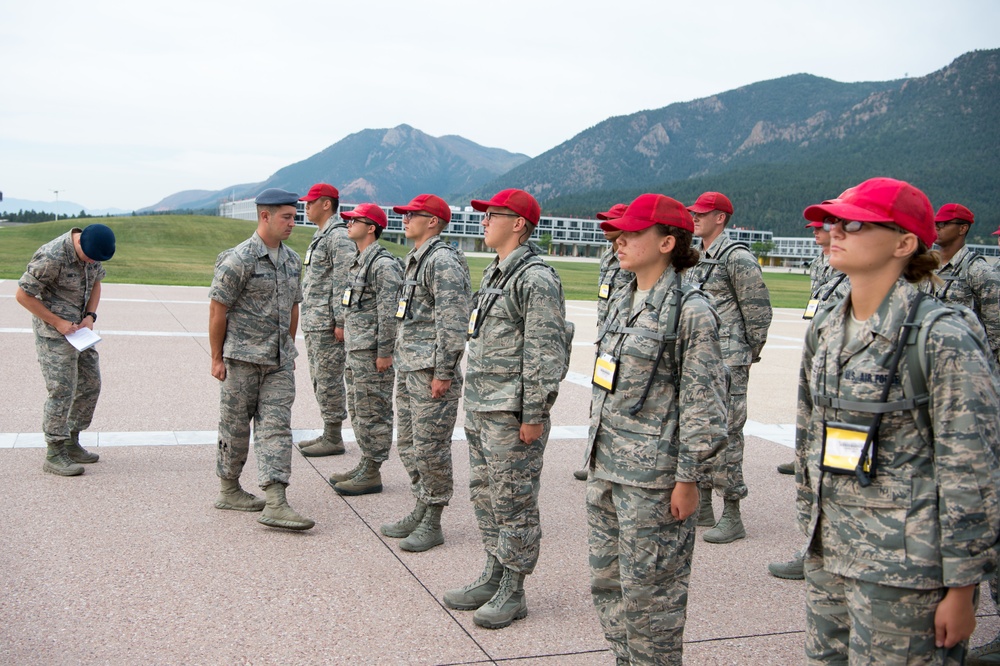 Basic Cadet Open Ranks Inspection