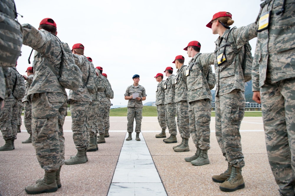 Basic Cadet Open Ranks Inspection