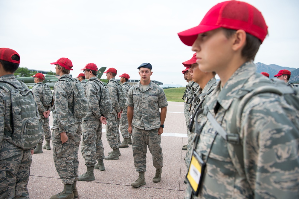 Basic Cadet Open Ranks Inspection